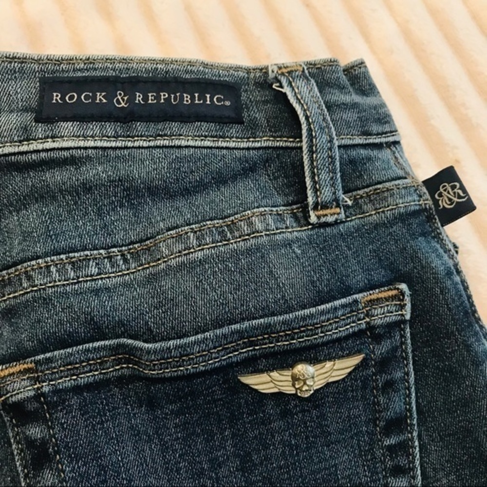 Rock & Republic Berlin Skinny Jeans Size 4 27 - Picture 4 of 8